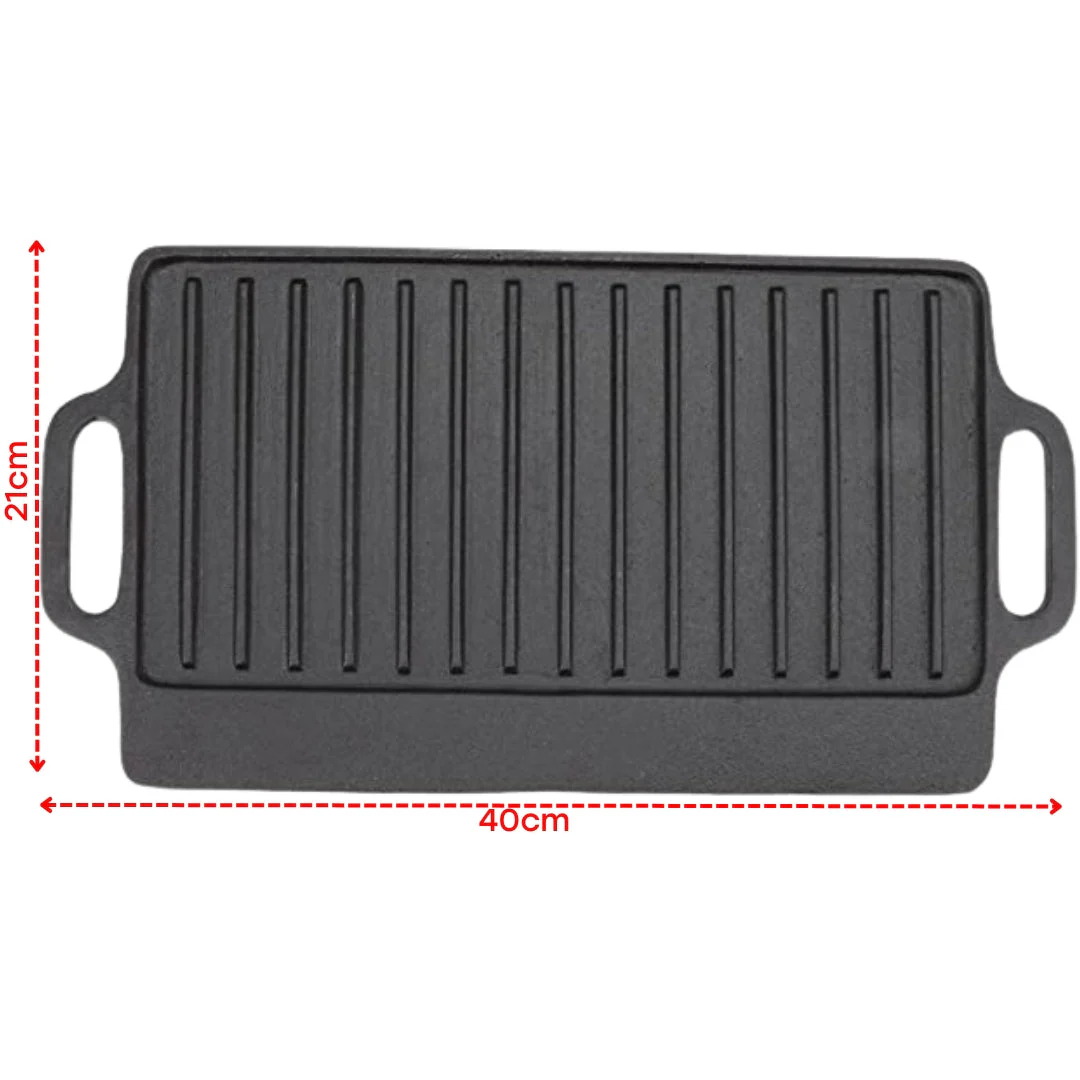 Parrilla Reversible de Hierro Fundido Lotus LHC-TV03 Grill. Carne. - Image 2