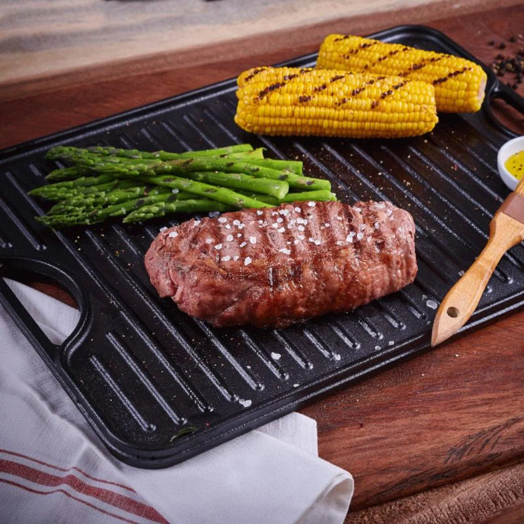 Parrilla Reversible de Hierro Fundido Lotus LHC-TV03 Grill. Carne. - Image 3