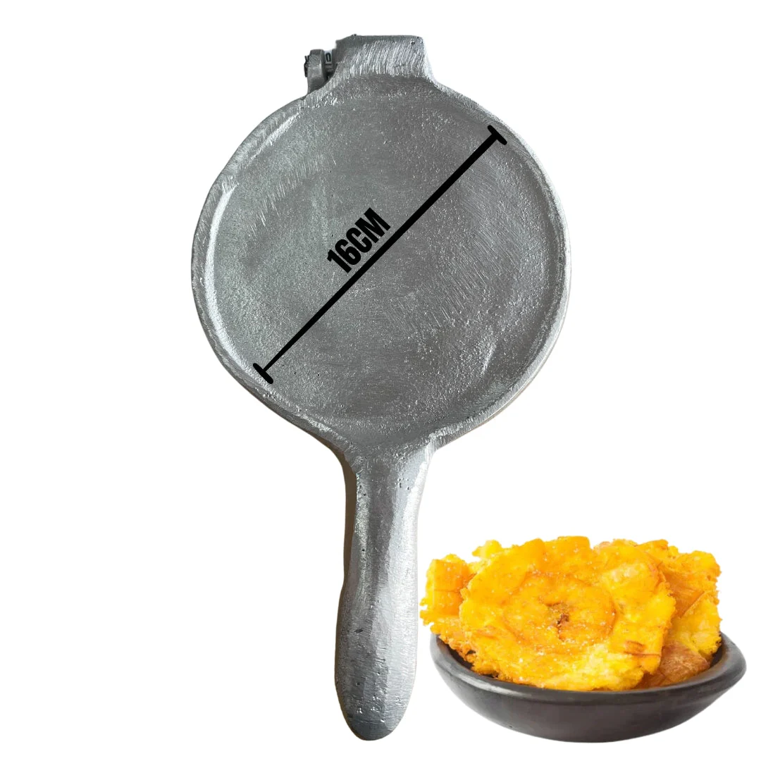 Pataconera Plana de Aluminio Fundido Artesanal 16cm 0289