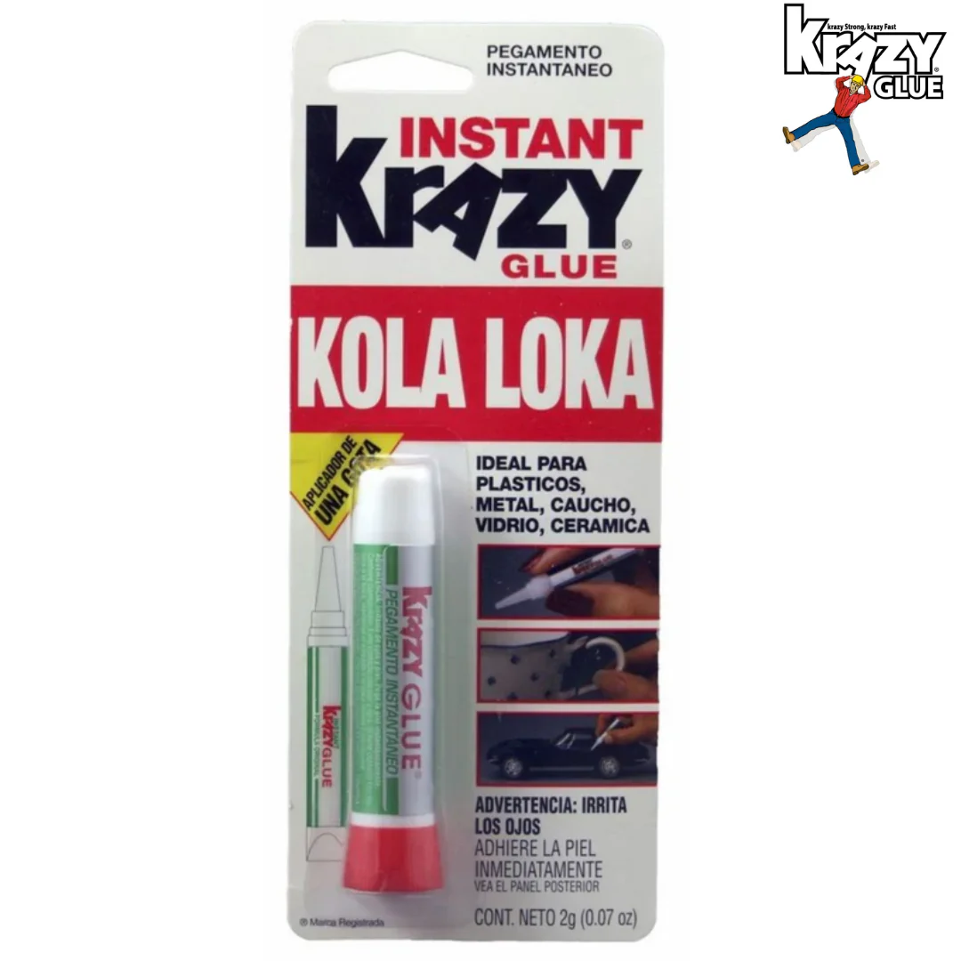 Pegamento Kola Lola Krazy Glue 2g Multiproposito KG652