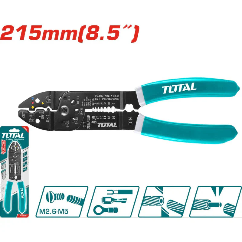 Pelacables Pinza 8.5" Para Cables Eléctricos Total THT15851