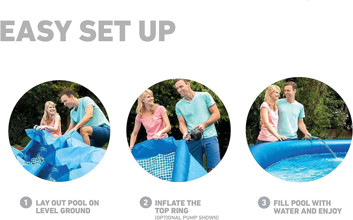 Piscina Inflable Easy Set 10pies x 30plg Set con Bomba de Filtro de Cartucho Intex 28121 - Image 10