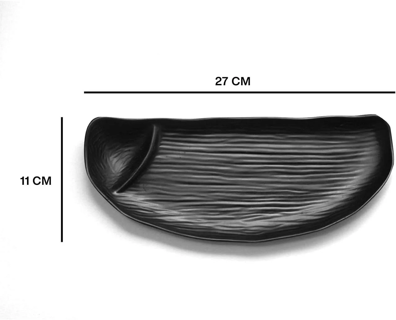 Plato de Melamina Color Negro 81433 - Image 5