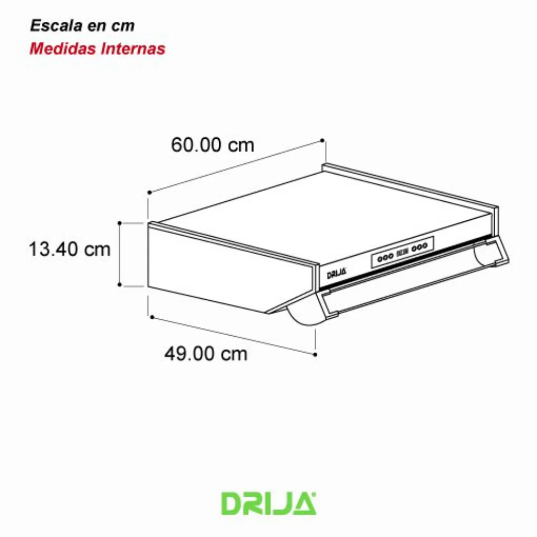 (POR PEDIDO) Extractor de Grasa Slim Touch 60 Acero Drija - Image 2