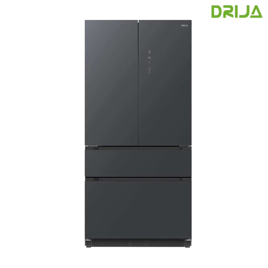 (POR PEDIDO) Refrigeradora French Door de Acero Inoxidable Negro 18.1p3/522L Drija DARK-I 18FD4P