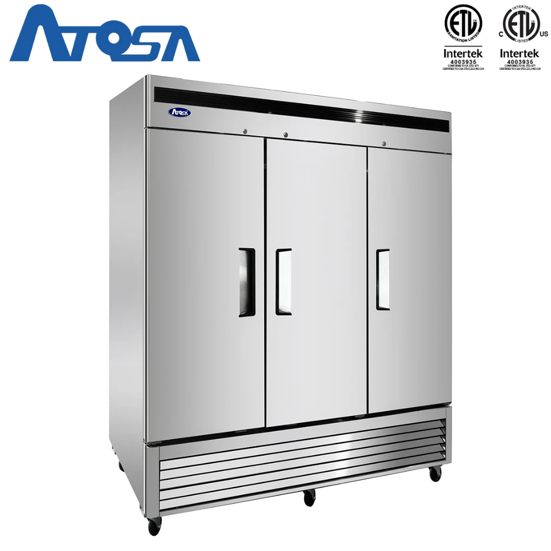 (PP) Congelador Industrial de Acero Inoxidable 3 Puertas Atosa MBF8504GR Congelador Vertical. Freezer. - Image 3