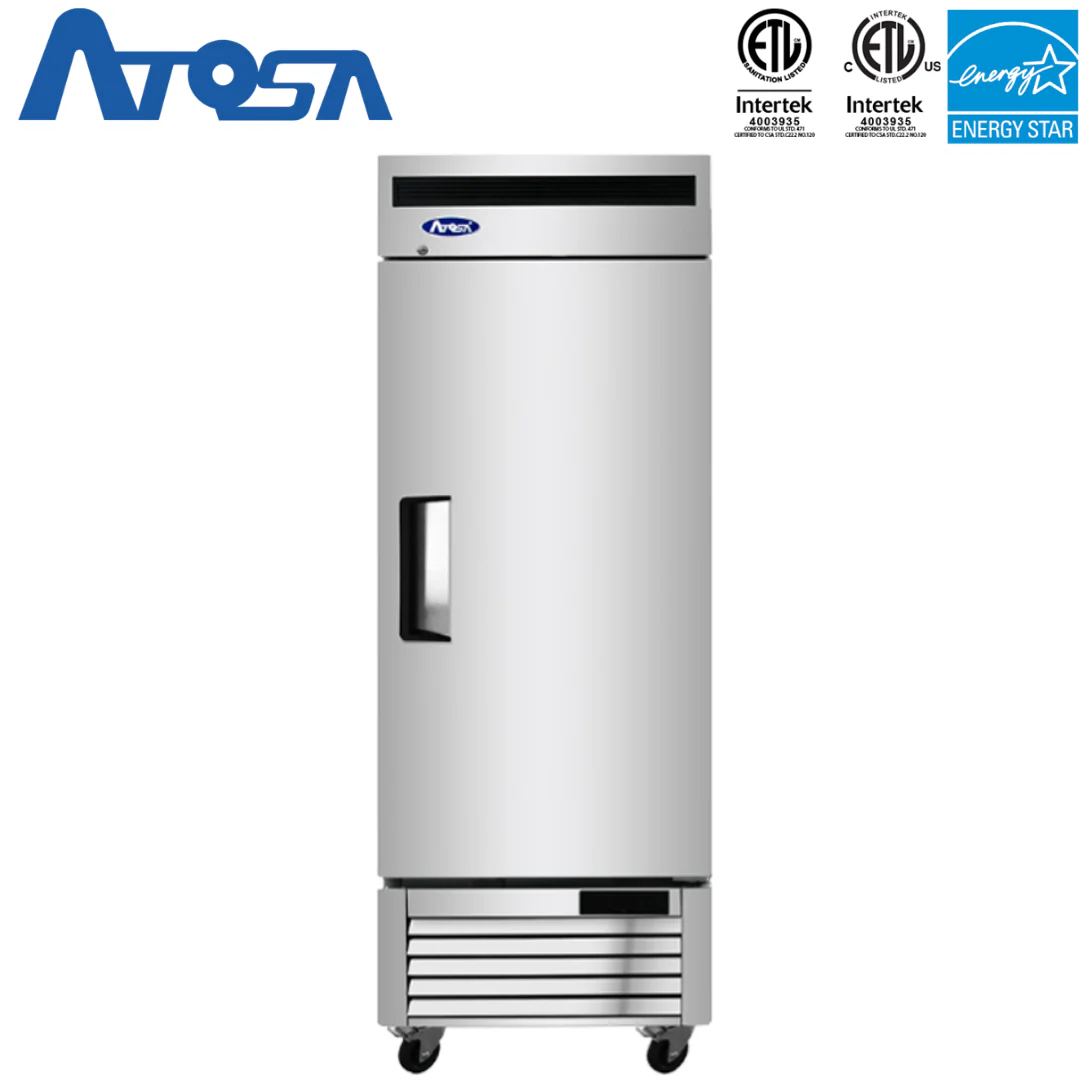 (PP) Congelador Industrial de Acero Inoxidable 1 Puerta Atosa MBF8501GR Congelador Vertical. Freezer.