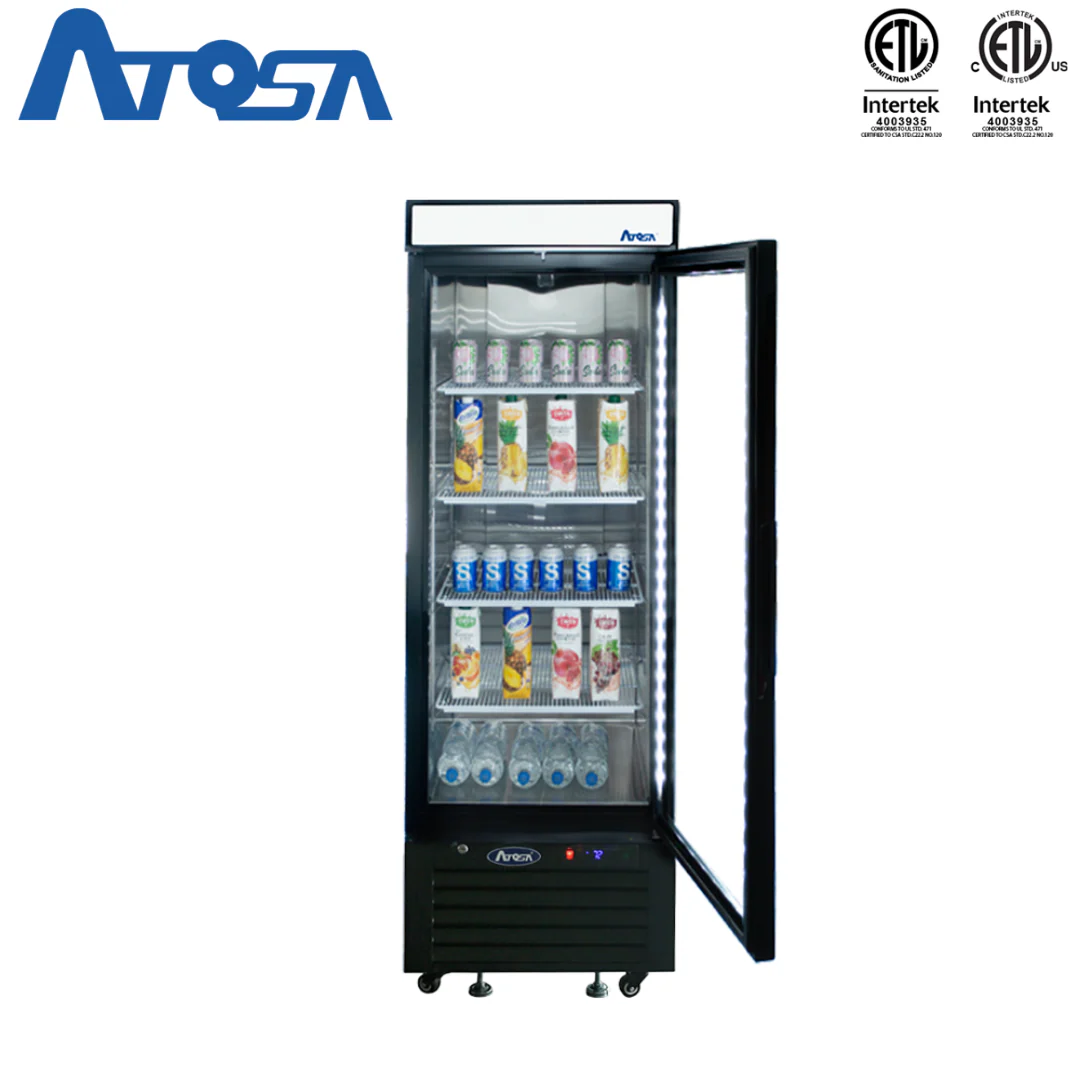 (PP) Vitrina Refrigerador Exhibidor 1 Puerta de Vidrio 8.3p3 Atosa MCF8718GR Freezer. - Image 2