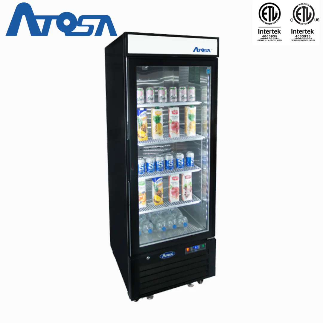 (PP) Vitrina Refrigerador Exhibidor 1 Puerta de Vidrio 8.3p3 Atosa MCF8718GR Freezer. - Image 3