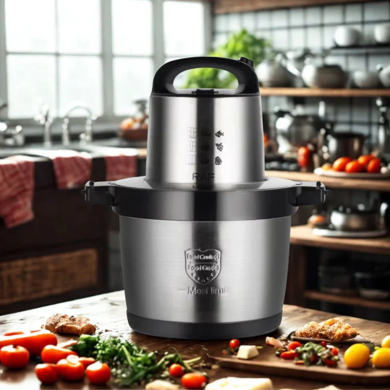 Procesador De Alimentos 1000W 6L Con Cuchillas De 4 Hojas Y Bajo Ruido. 110V/60 Hz Mezclador De Alimentos R.97008-110 - Image 2