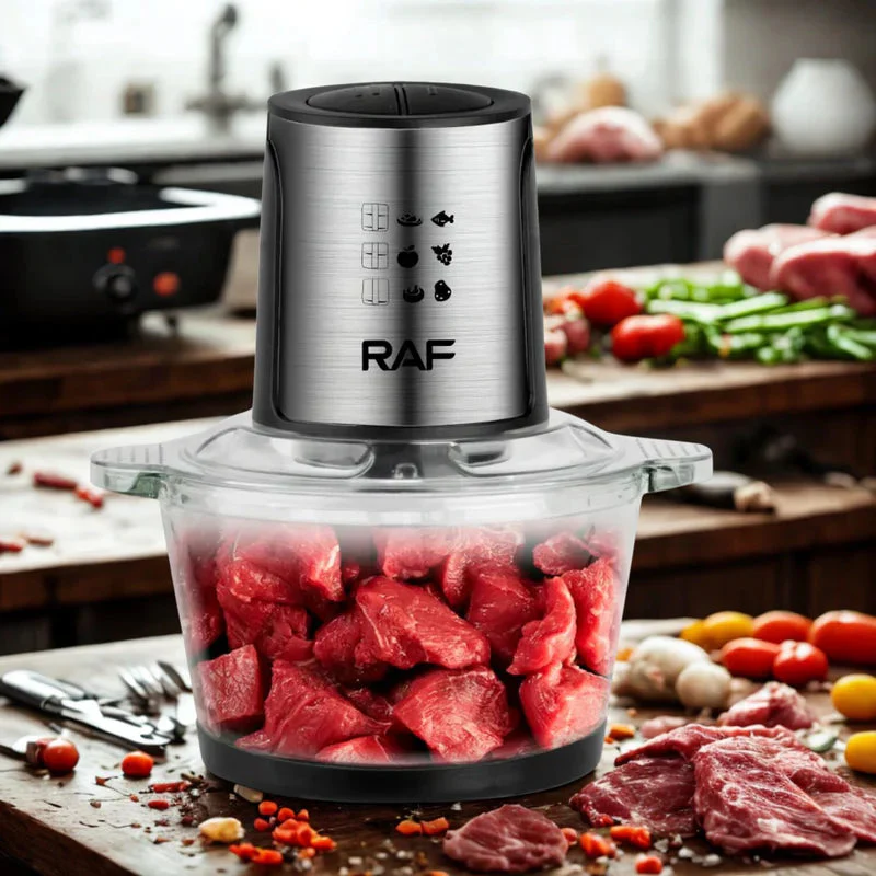 Procesador De Alimentos 800W Bowl Vidrio 2L Con 4 Cuchillas Espirales. 110V/60 Hz. Mezclador De Alimentos R.7018-110 - Image 2