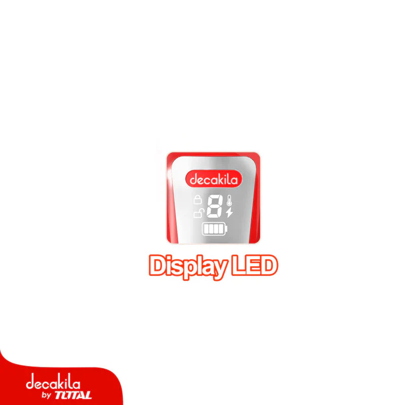 Procesador De Alimentos Inalámbrico Rojo 250W 1.25L Pica, Rebana Y Corta. Incluye Batería Y Cargador. Decakila KUMG027R - Image 3