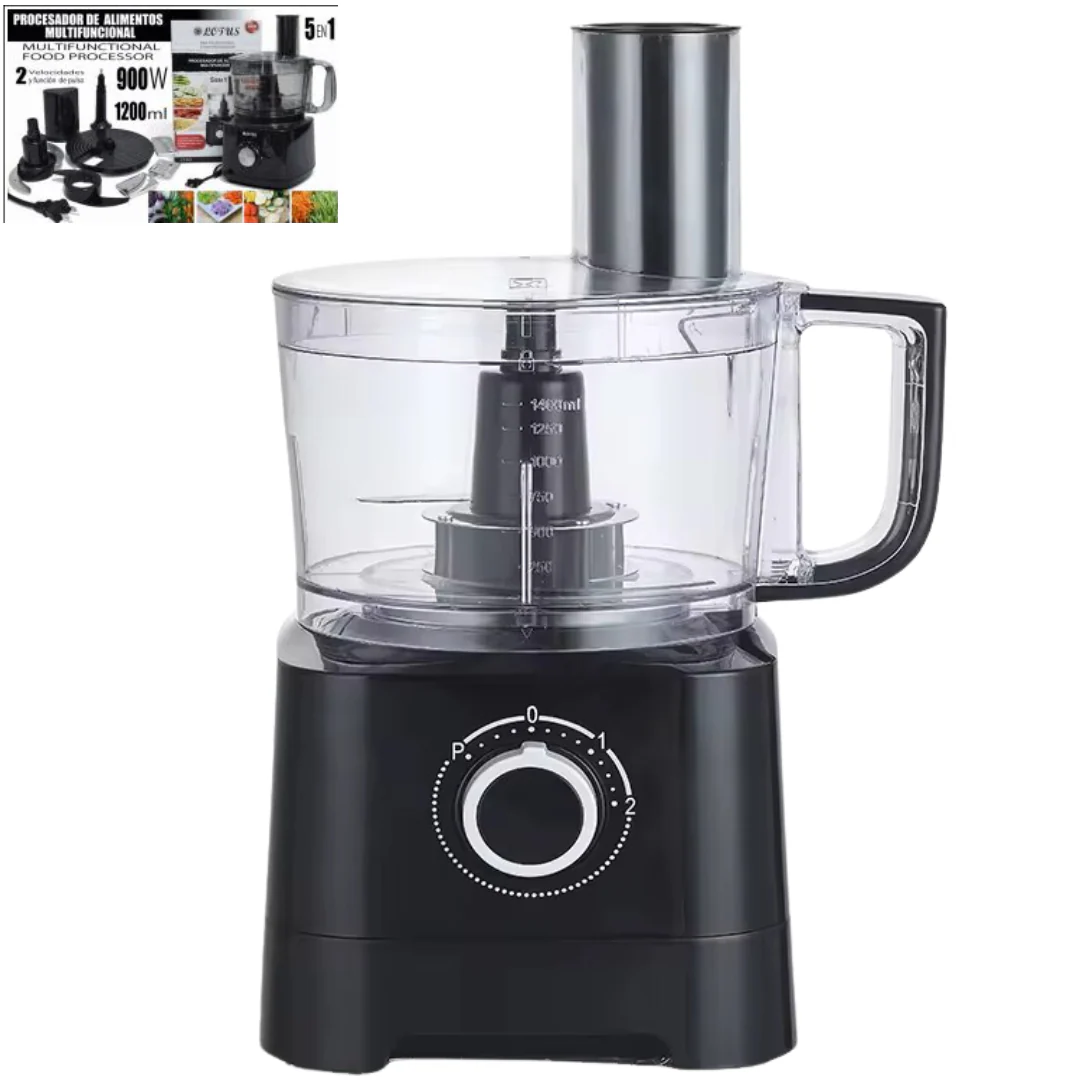 Procesador de Alimentos Multifuncional 1200ml 5 en 1 Lotus LT-413