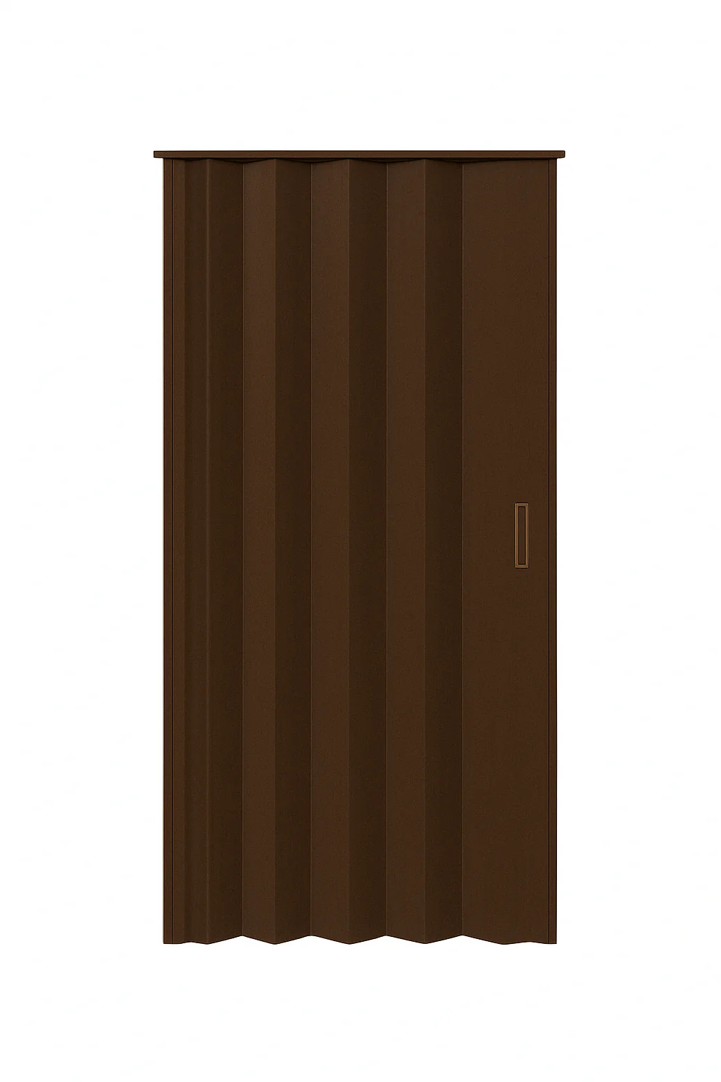 Puerta Plegable De PVC Chocolate 91.4*203 cm 1.2cm 136-4003