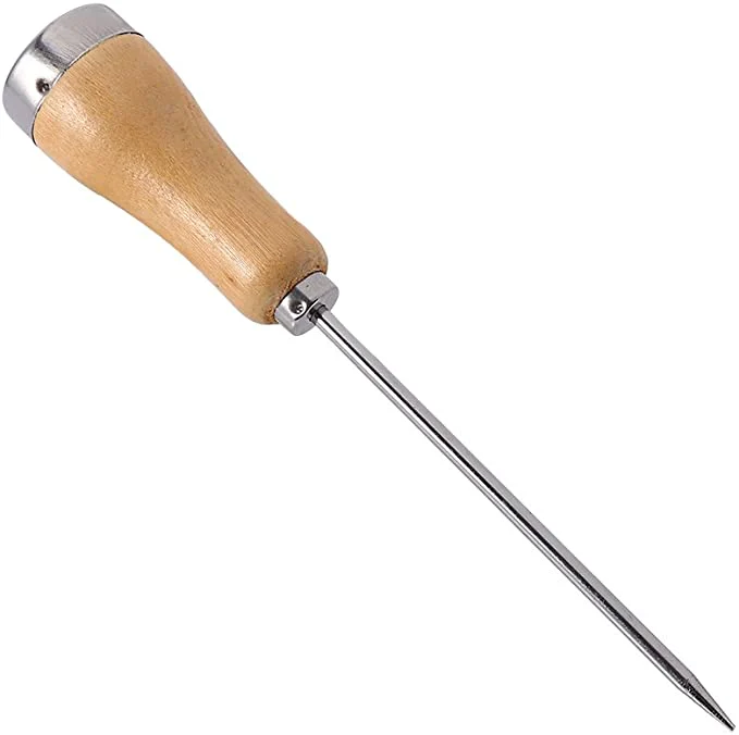 Punzón para Hielo de Acero Inoxidable con Agarre de Madera Lotus LHC-1001 - Image 2
