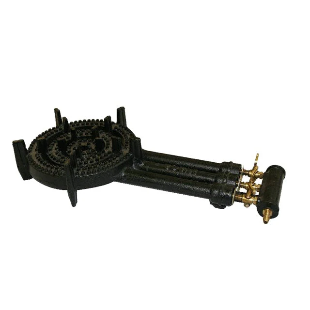 Quemador de Hierro Negro de 3 Llaves a Gas IML QH-V2