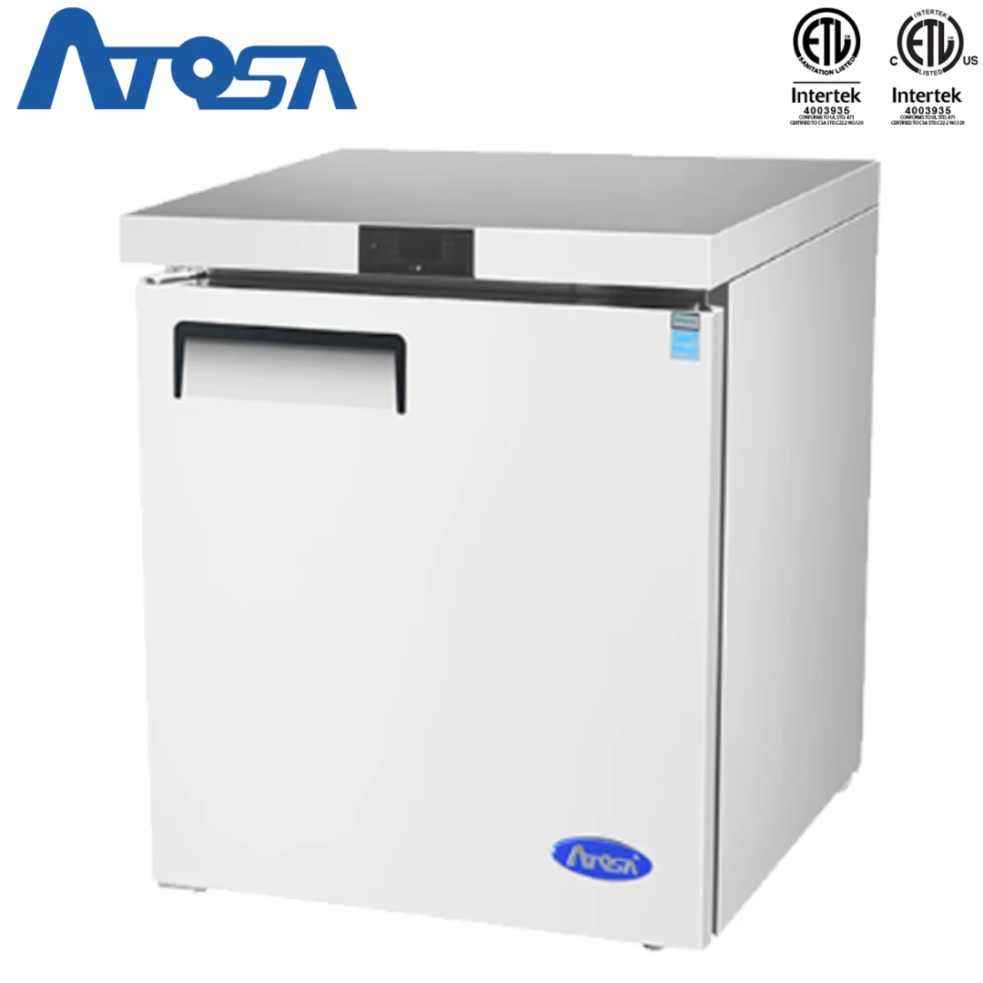 Refrigerador Bajo Encimera de 27" 1 Puerta Acero Inoxidable Atosa MGF8401GR Undercounter Refrigerada. Mesa Refrigerada. - Image 4