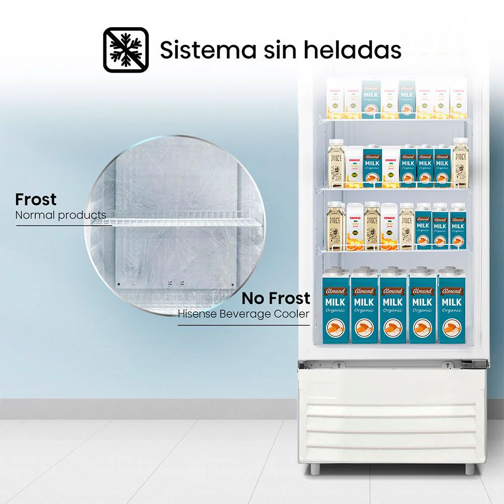 Vitrina Refrigeradora 10p3 Hisense SC-282 - Image 4