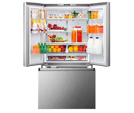 Refrigeradora French Door 26p3 en Acero Inoxidable Inverter Hisense HRF266N6CSE - Image 2