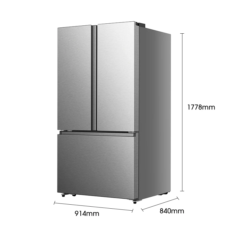 Refrigeradora French Door 26p3 en Acero Inoxidable Inverter Hisense HRF266N6CSE - Image 6