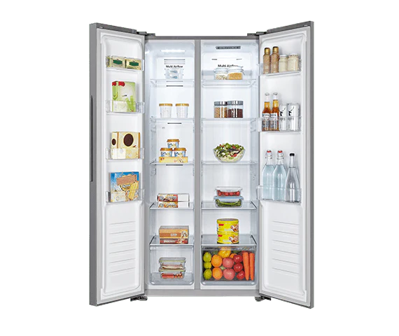 Refrigeradora Side by Side 15.6p3 Acero Inoxidable Hisense RS16N6ASN - Image 4