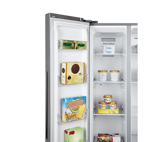 Refrigeradora Side by Side 15.6p3 Acero Inoxidable Hisense RS16N6ASN - Image 6
