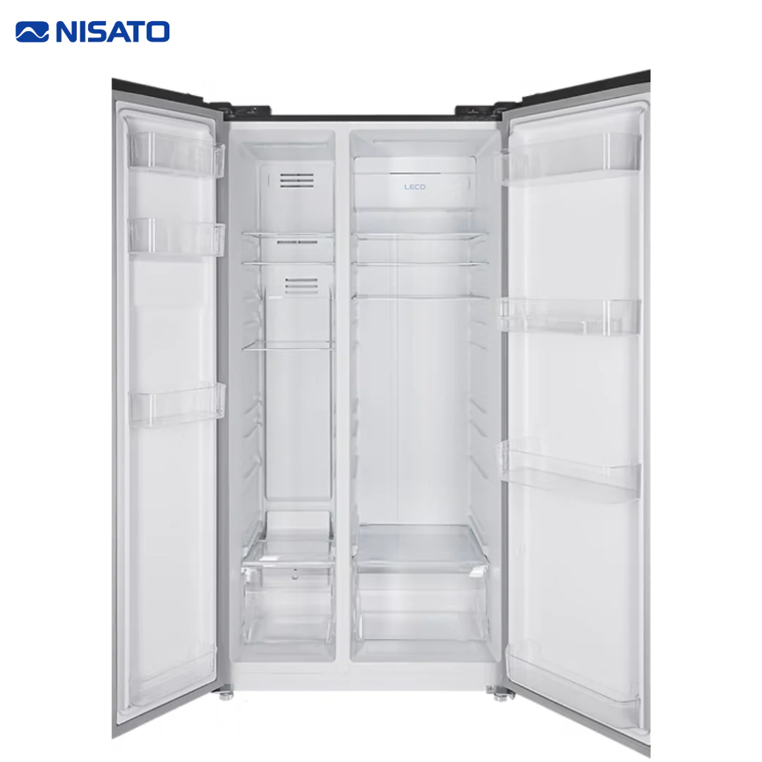 Refrigeradora Side By Side No Frost Inverter 19.7P3/559L Acero Inoxidable Nisato NRF-687INVSSLM - Image 3