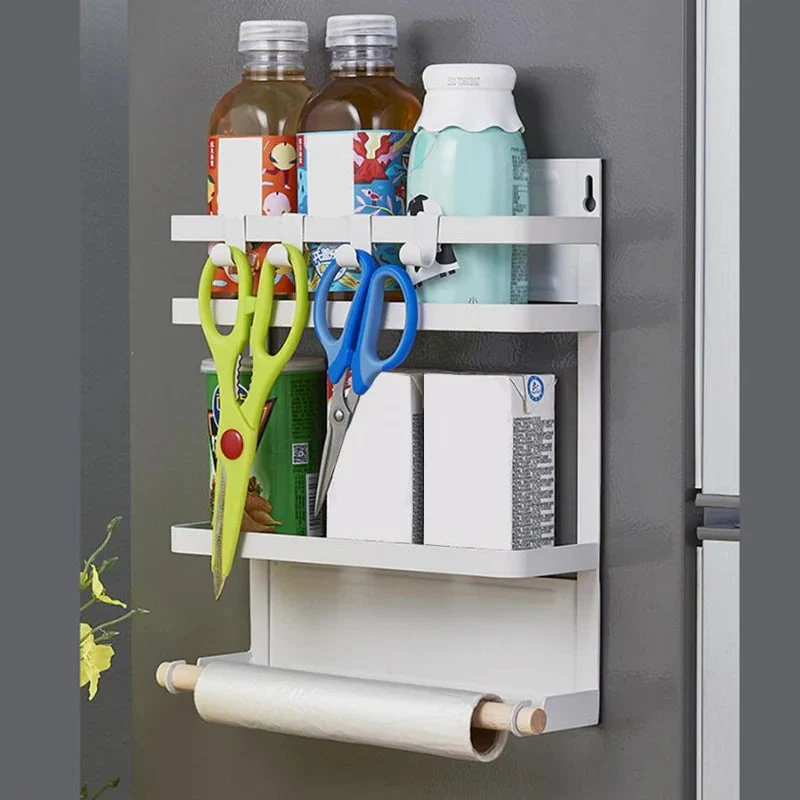 Repisa Organizadora Desmontable Magnética Del Hogar. Color Blanco. DH04 - Image 2