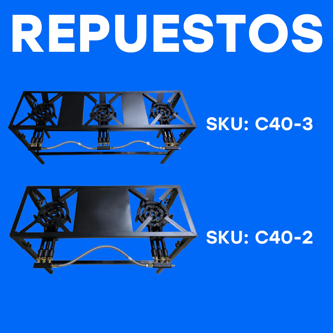 Repuestos para Estufas de Hierro C40-3 / C40-2
