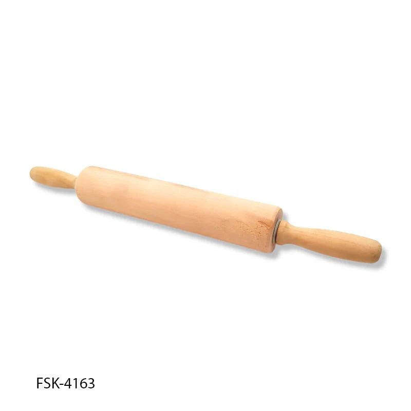 Rodillo para Amasar de Madera 5x46cm FSK-4163 - Image 2