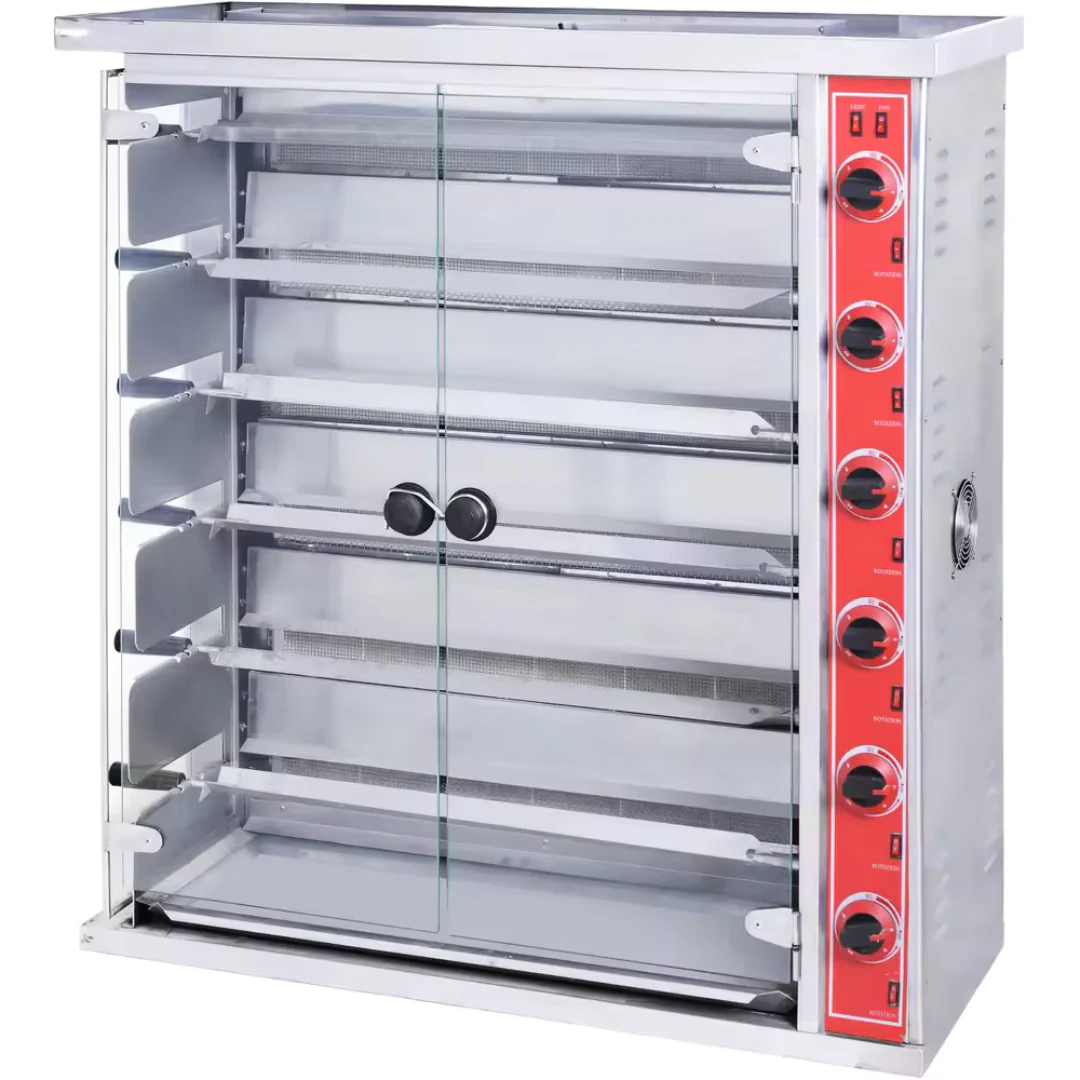 Rostizador a Gas de 6 Niveles 220V/60Hz HGJ-6P Asador.