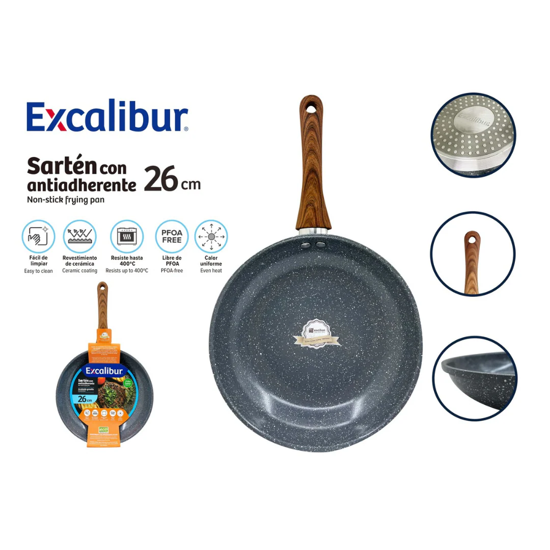 Sartén de Cerámica Antiadherente 26cm Excalibur A164-FP1719A-26CM - Image 2
