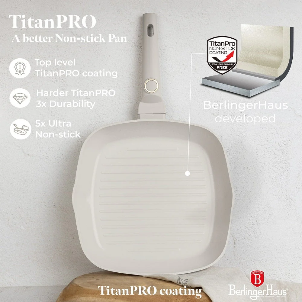 Sartén Grill Antiadherente de 28cm Sahara Berlinger Haus BH-8066 - Image 5