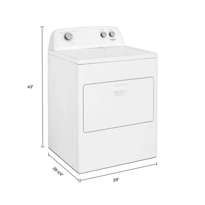 Secadora a Gas 21kg Carga Frontal con Sistema AutoDry Whirlpool WGD4850HW - Image 4