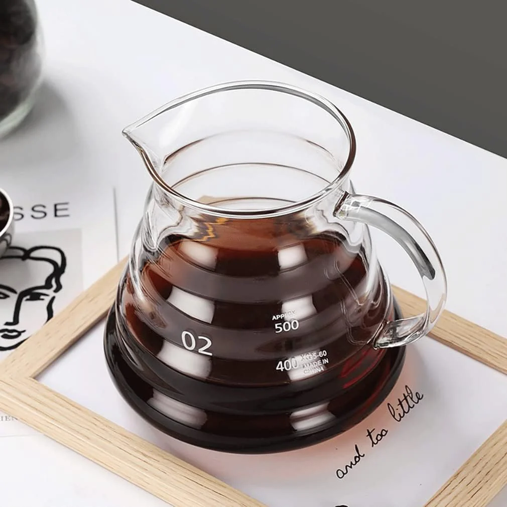 Servidor de Café de Vidrio Transparente 600ml XGS-60 - Image 2