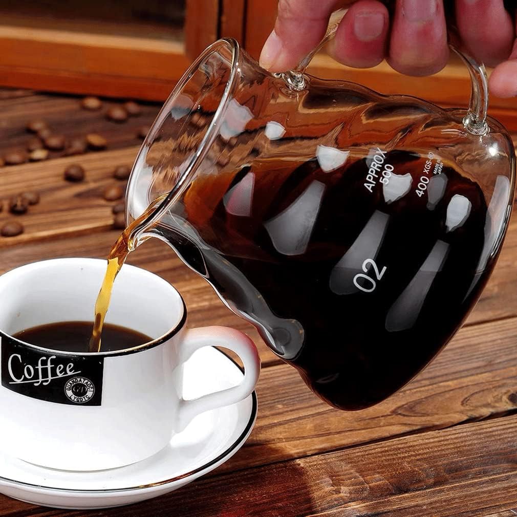 Servidor de Café de Vidrio Transparente 600ml XGS-60 - Image 4