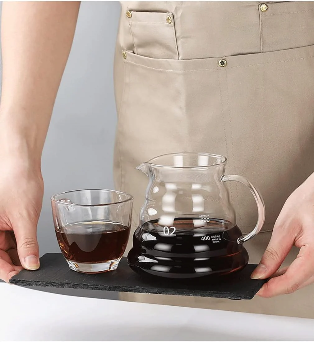 Servidor de Café de Vidrio Transparente 600ml XGS-60 - Image 5