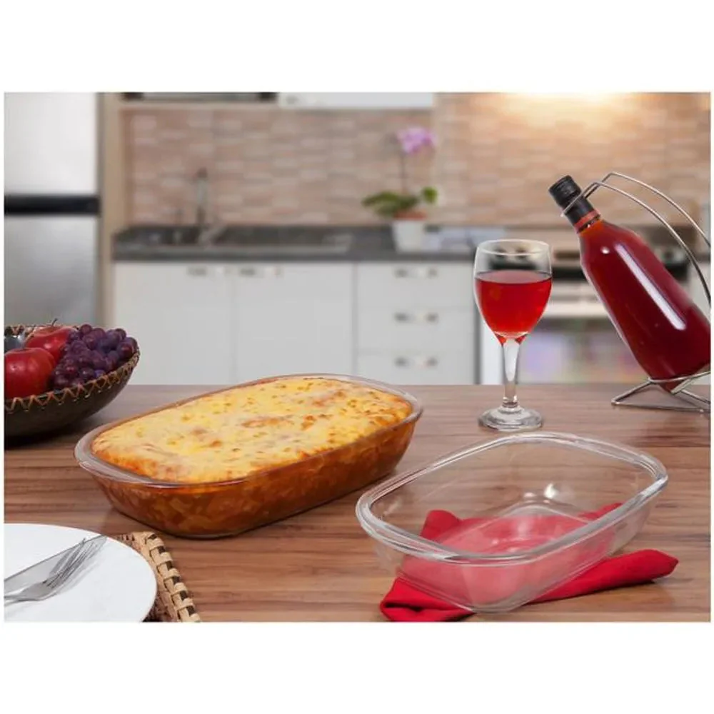 Set 2 Bandeja de Vidrio Asadera 3.0L/1.8L 15120200791391 - Image 4