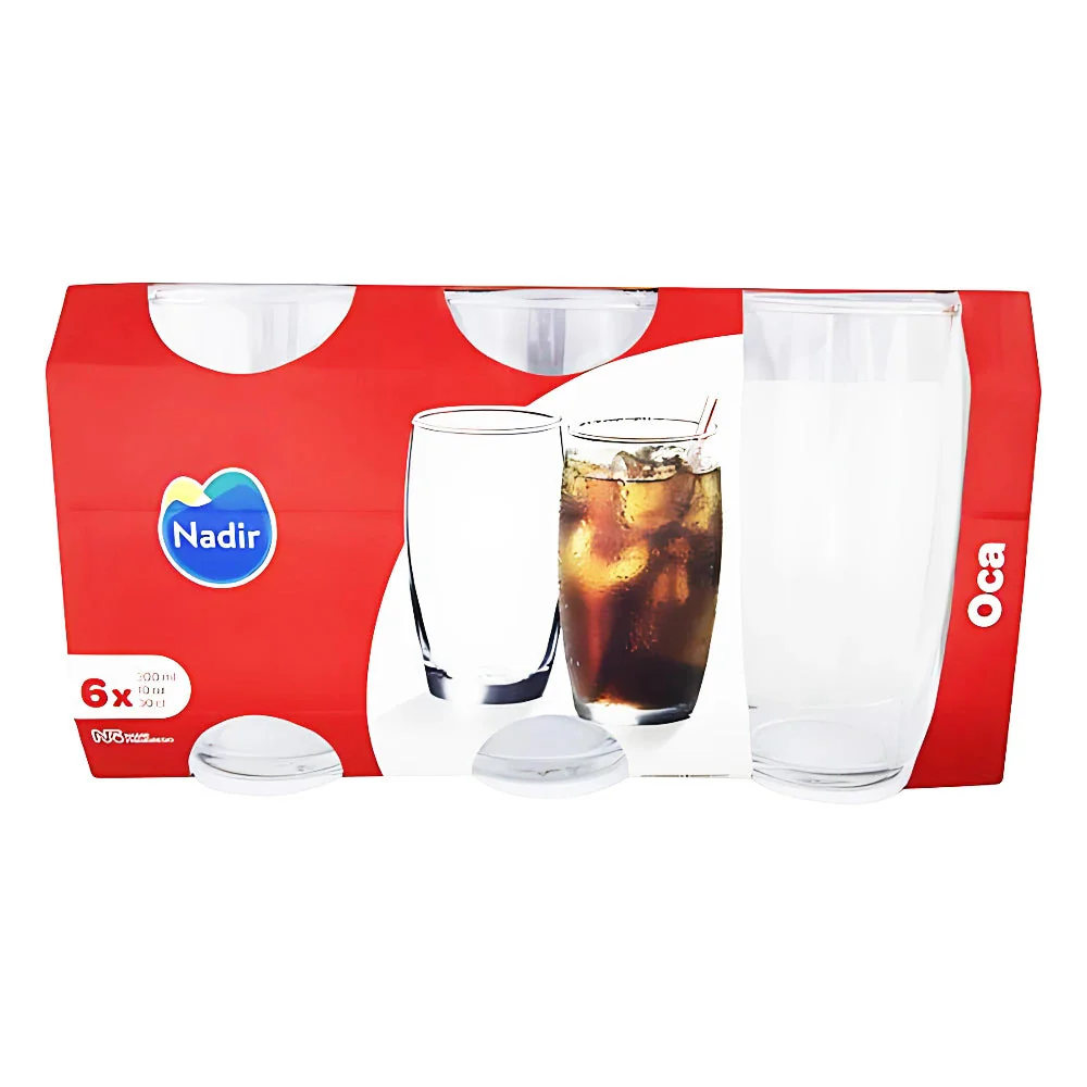 Set 6 Vasos de Vidrio Oca 300ml Nadir 77290201144452 - Image 3
