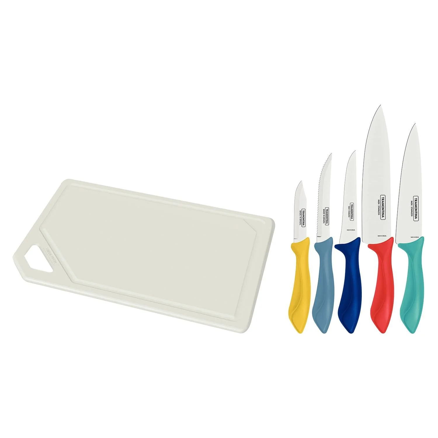 Set de Cuchillo 5 Piezas +1 Tabla de Picar Tramontina 23699956 - Image 3