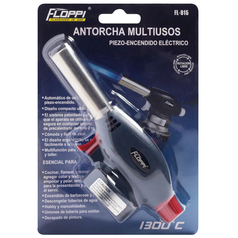 Soplete Antorcha Multiusos para Lata de Gas Butano Floppi FL-915