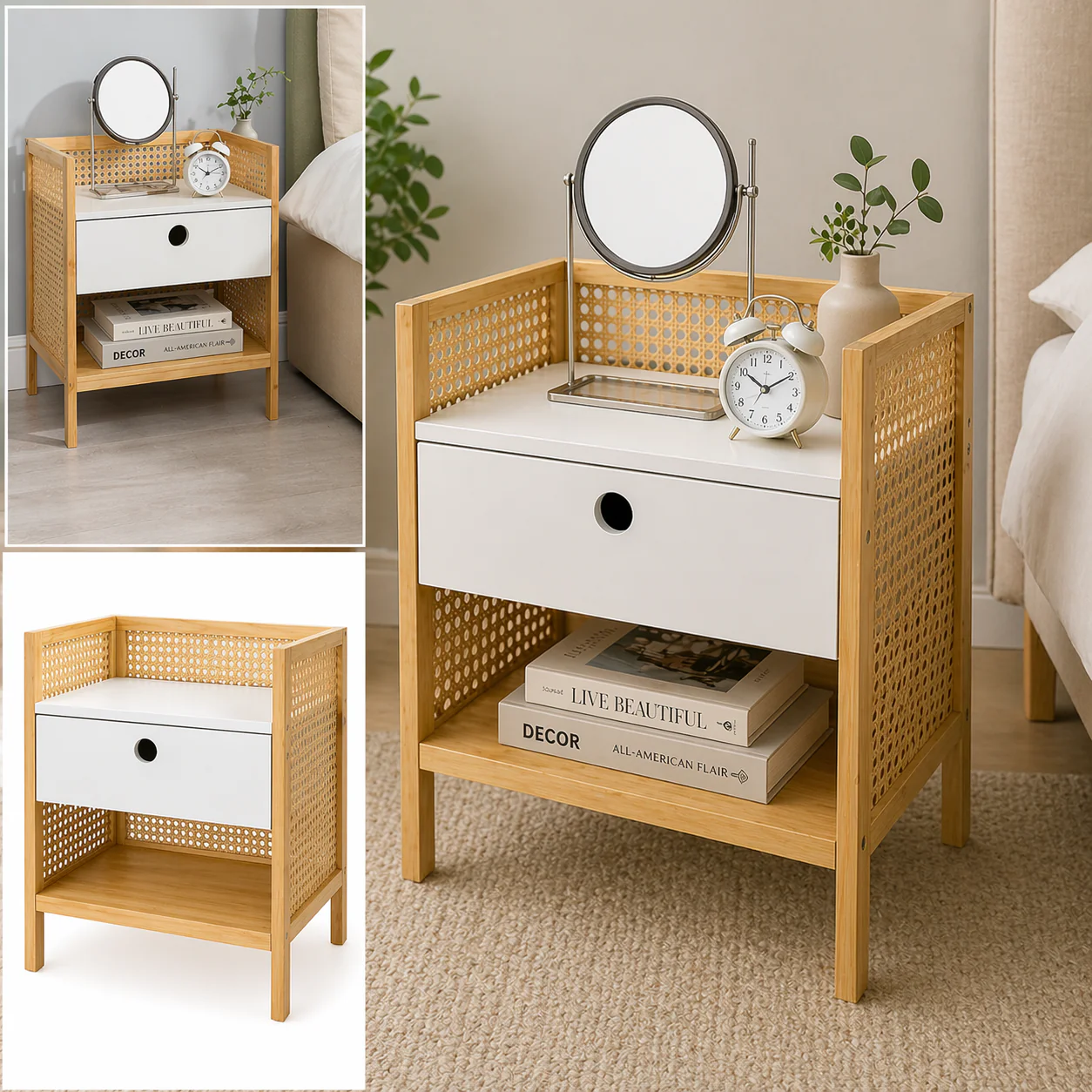 Mueble Gavetero Auxiliar Mesa de Noche STUDIO-1059