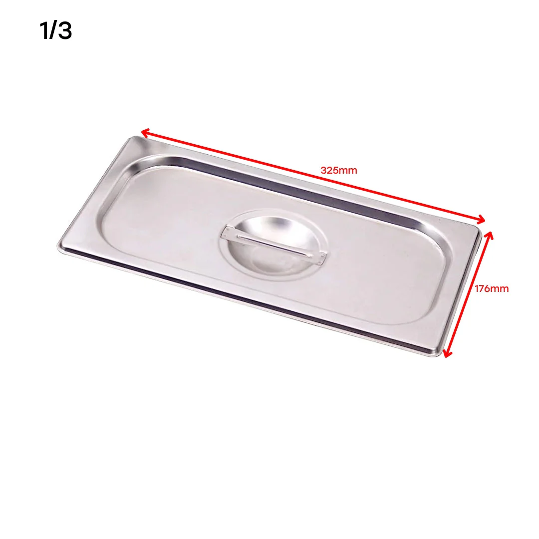 Tapa de GN Pan de Acero Inoxidable 1/3 H5503