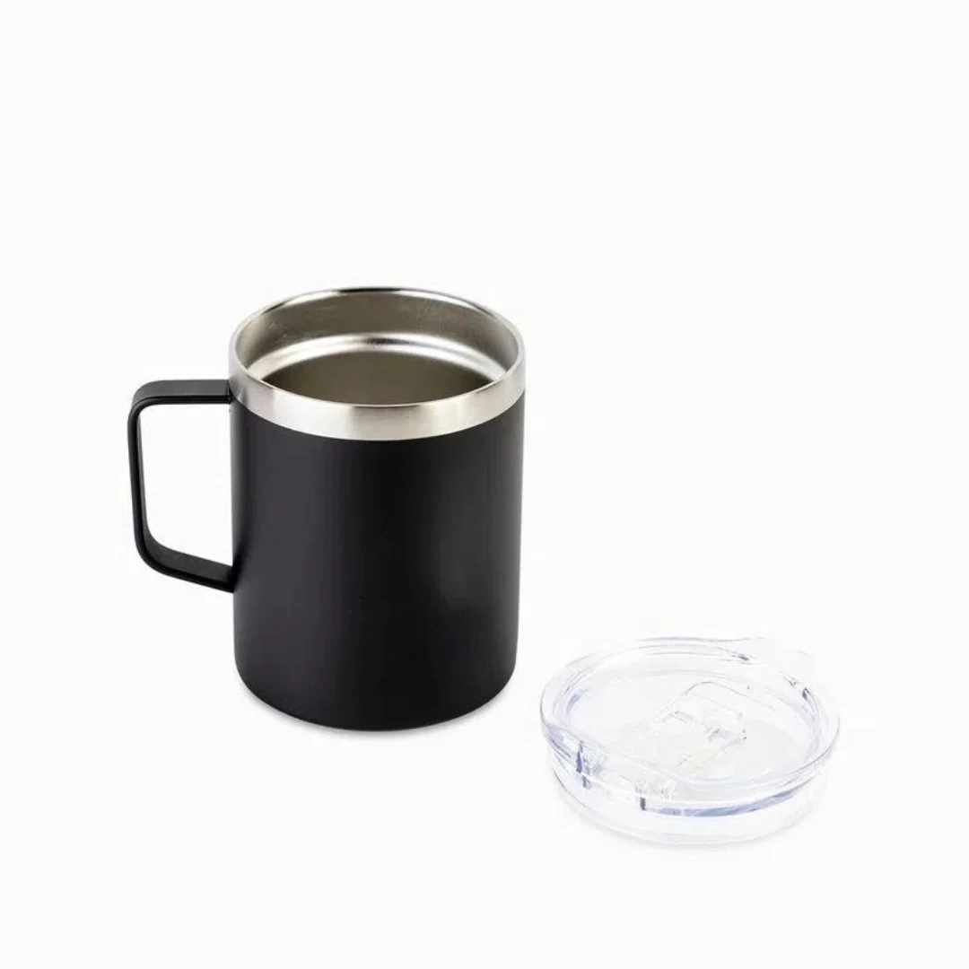 Taza Térmica de Acero Inoxidable de 400ml Negro Lotus SV-SBM-687 - Image 3