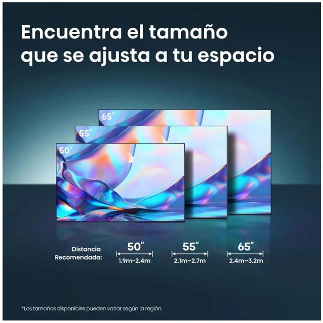 Televisor 55" LED Smart TV QLED 4K Ultra HD VIDAA U6 Modelo 2026 Hisense 55QD5SV Televisión. - Image 4