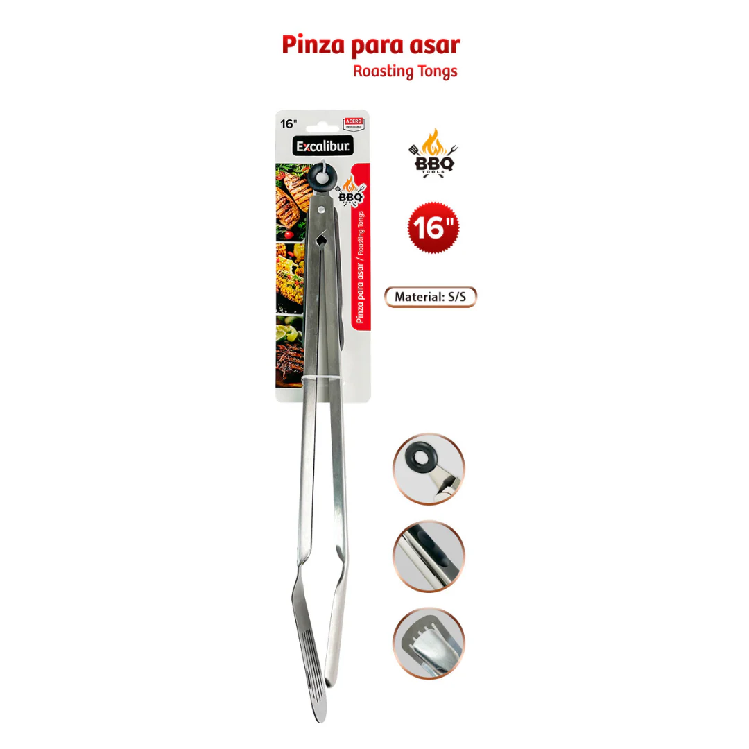 Tenaza de Acero Inoxidable 16" Excalibur EX-BQ2506 Pinza.