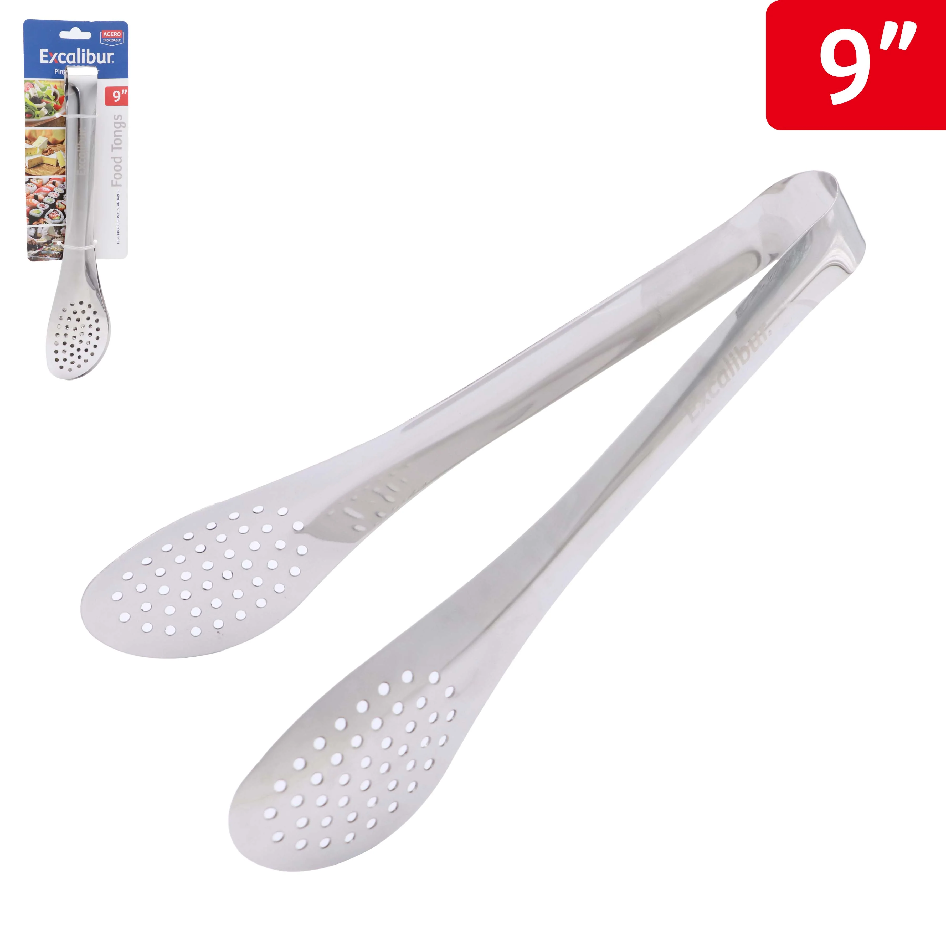Tenaza de Alimentos en Acero Inoxidable 9" Excalibur A151-KT1032-9