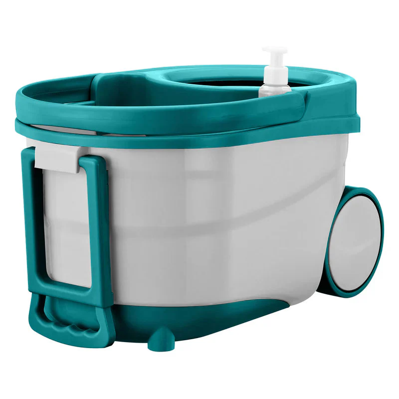 Trapeador Spin & Mop Max Con Tina Giratoria Inoxidable De 9 Litros AN36 - Image 2
