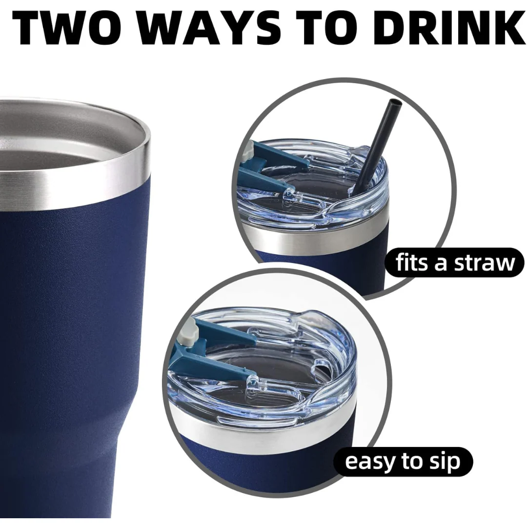 Vaso Térmico de Acero Inoxidable 900ml/30oz Lotus SV-TH-780 - Image 3
