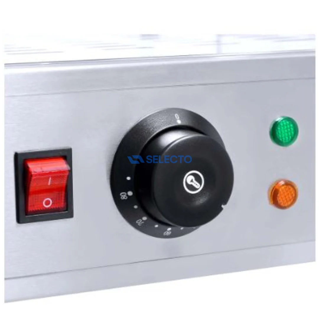 Vitrina Calentador de Acero Inoxidable Eléctrica 110V/60Hz HW-862 - Image 4